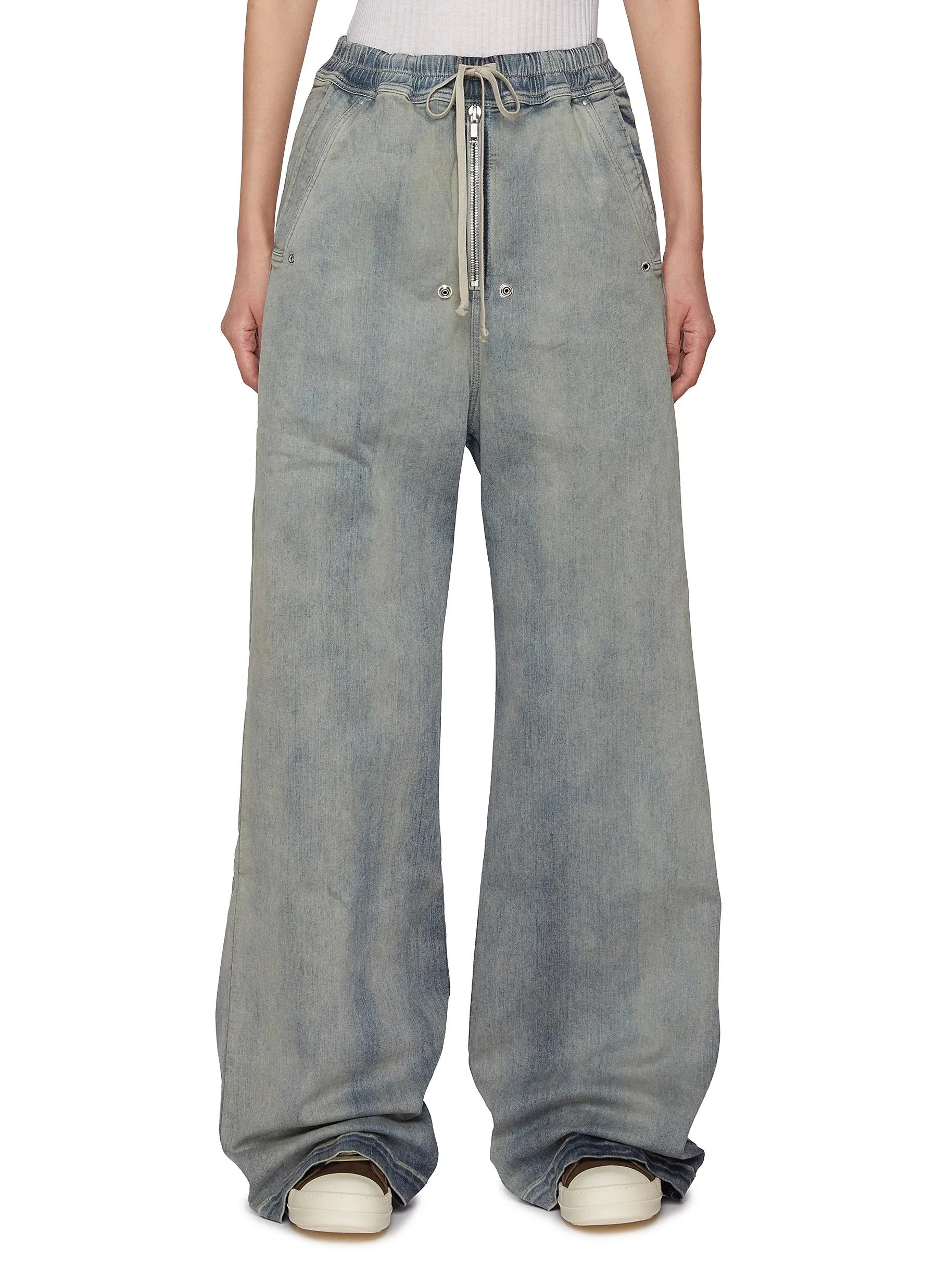 -----------RICK OWENS DRKSHDW ---- ------------ ----Geth Waxed Denim Jeans --