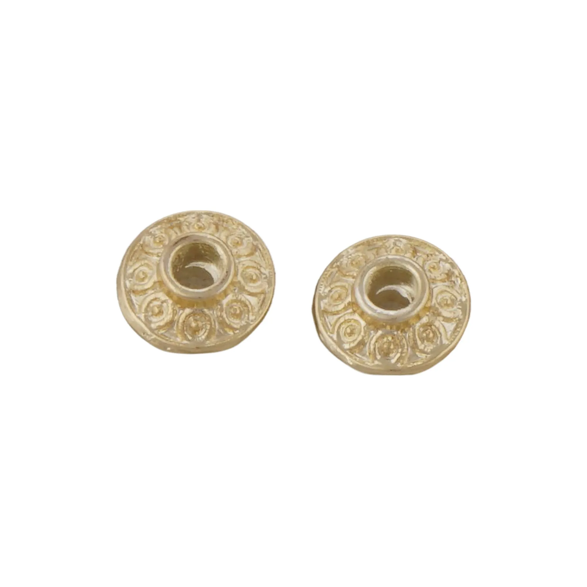 Tibetan Spacer Beads Brass Rondelle Beads