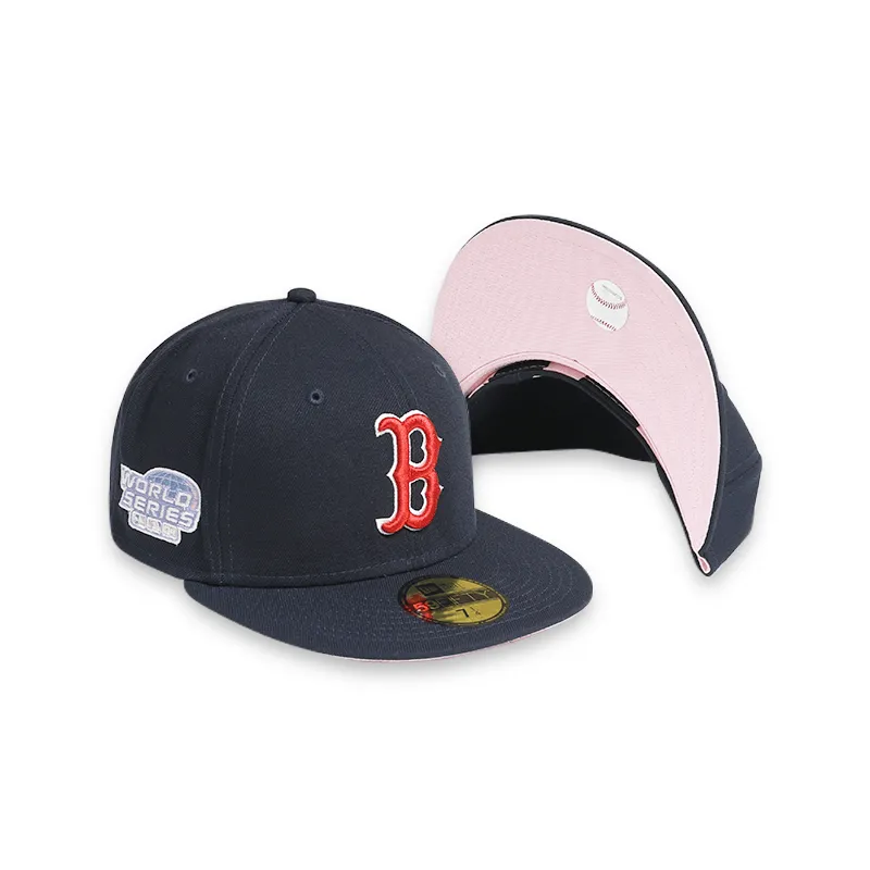 Boston Red Sox 04 WS POP SWEAT Navy 59FIFTY Fitted Hat