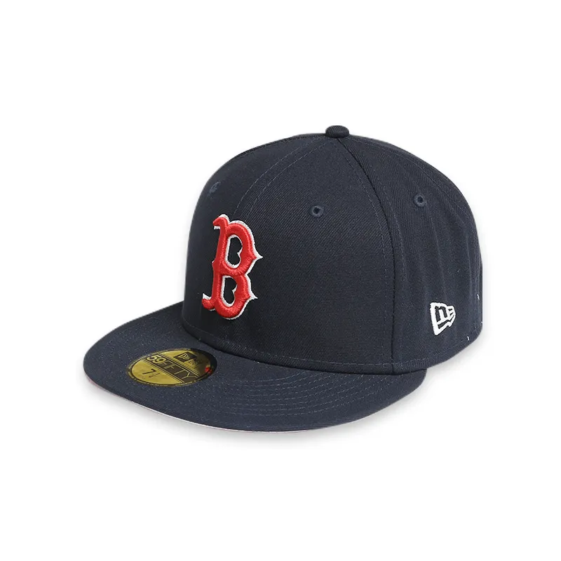 Boston Red Sox 04 WS POP SWEAT Navy 59FIFTY Fitted Hat