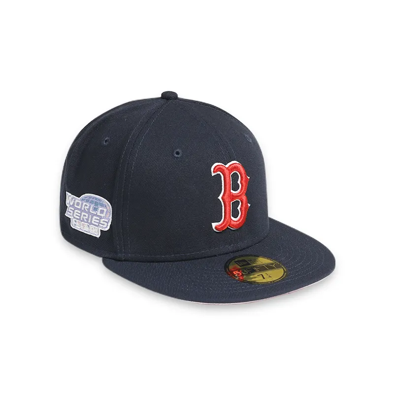 Boston Red Sox 04 WS POP SWEAT Navy 59FIFTY Fitted Hat