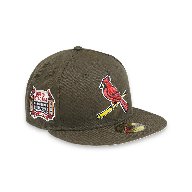 St. Louis Cardinals Busch Stadium Brown 59FIFTY Fitted Hat