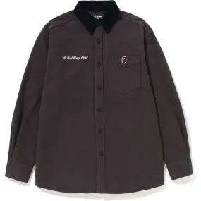 A BATHING APE LADIES WORK SHIRT