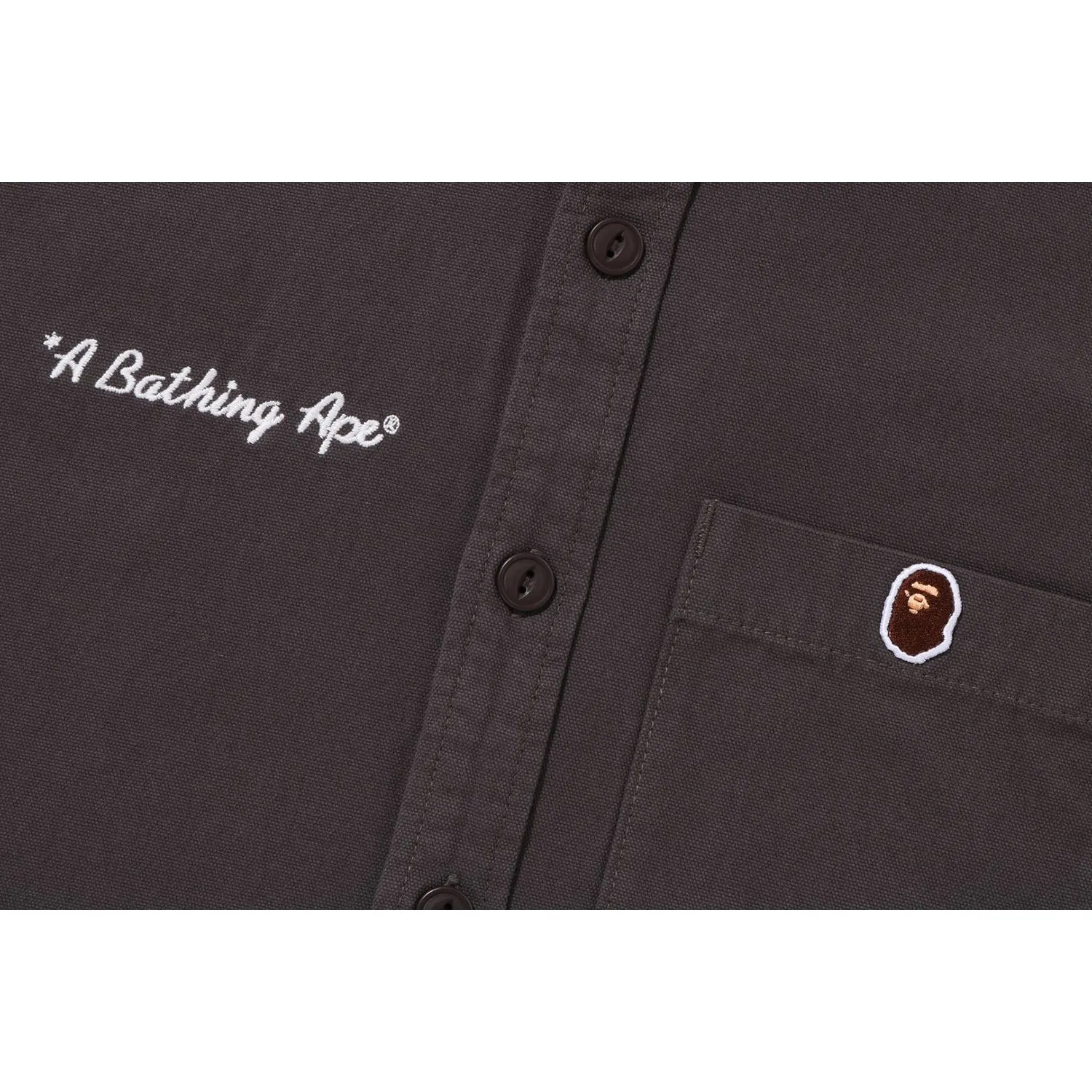 A BATHING APE LADIES WORK SHIRT