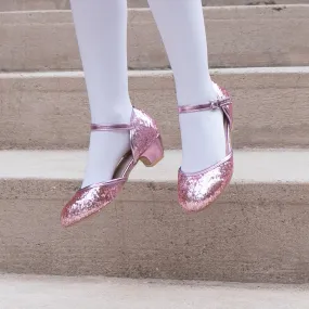 A Leading Role A Leading Role Pink Sparkle Heels