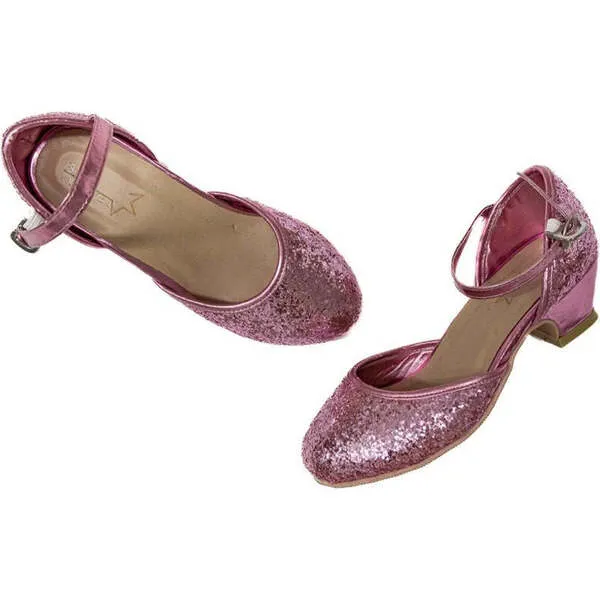 A Leading Role A Leading Role Pink Sparkle Heels