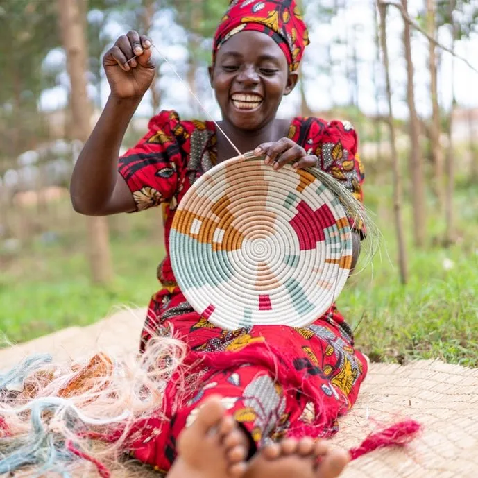 African Woven Basket - Spark Set