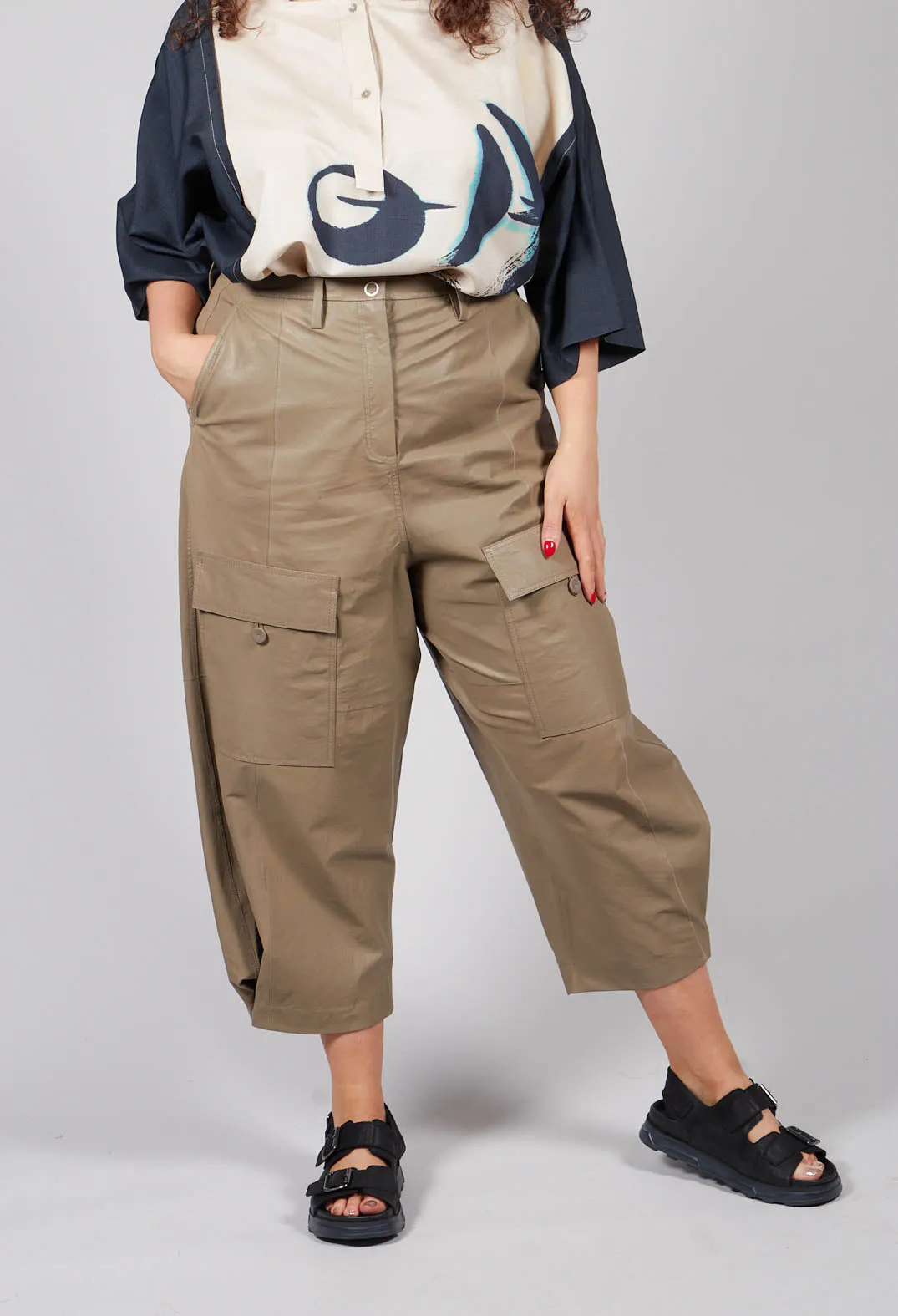 Khaki Agos Trouser