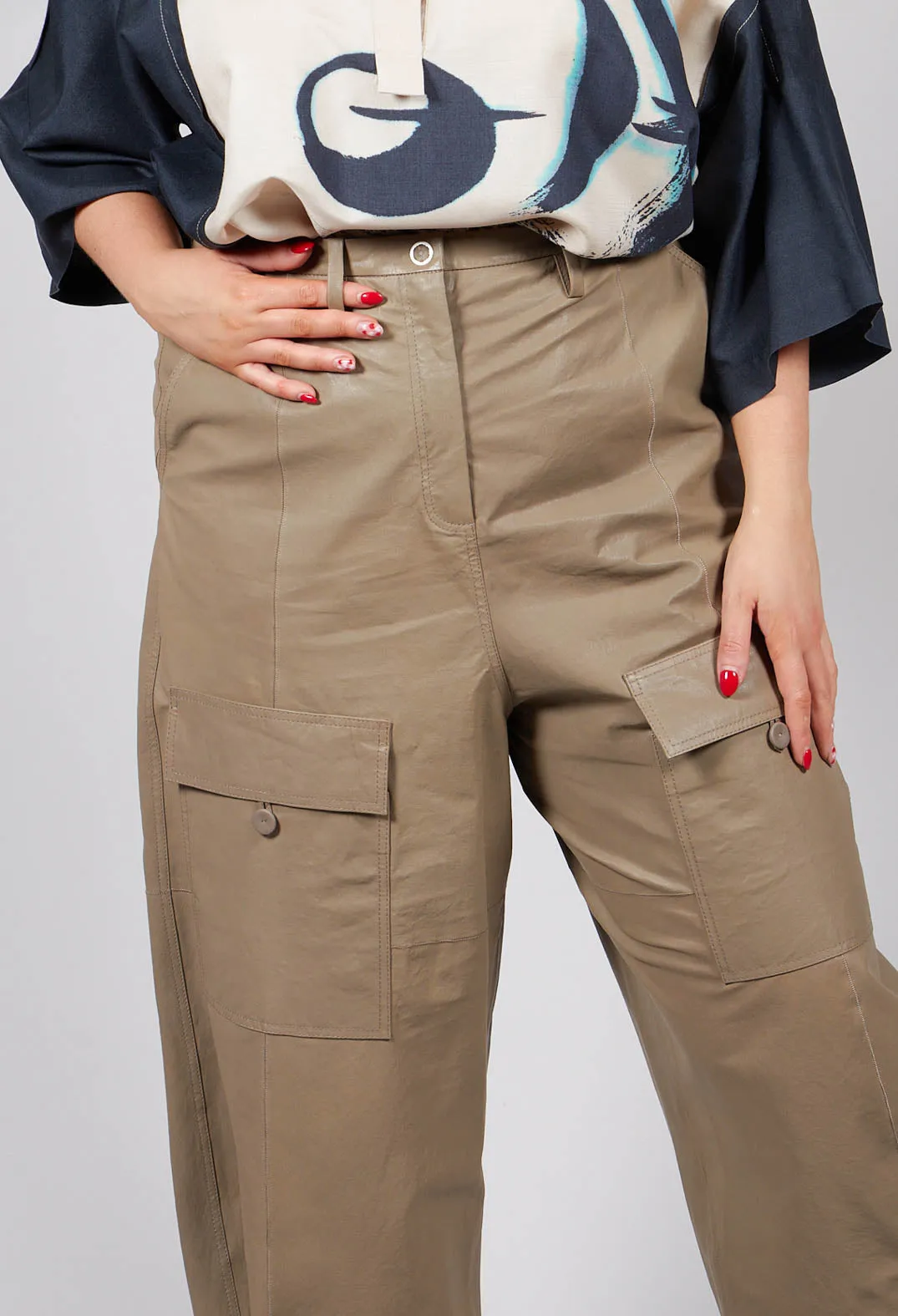 Khaki Agos Trouser