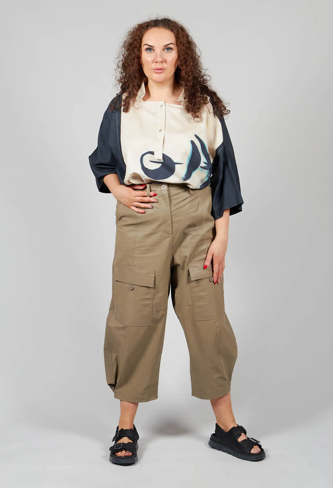 Khaki Agos Trouser