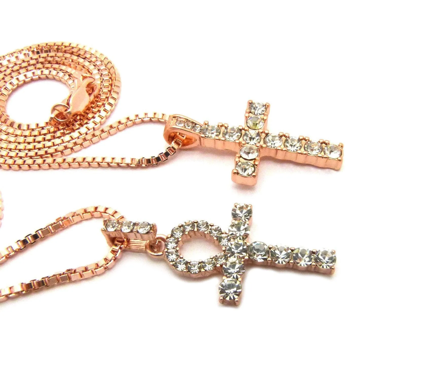 Ankh / Cross Set (Rose Gold)