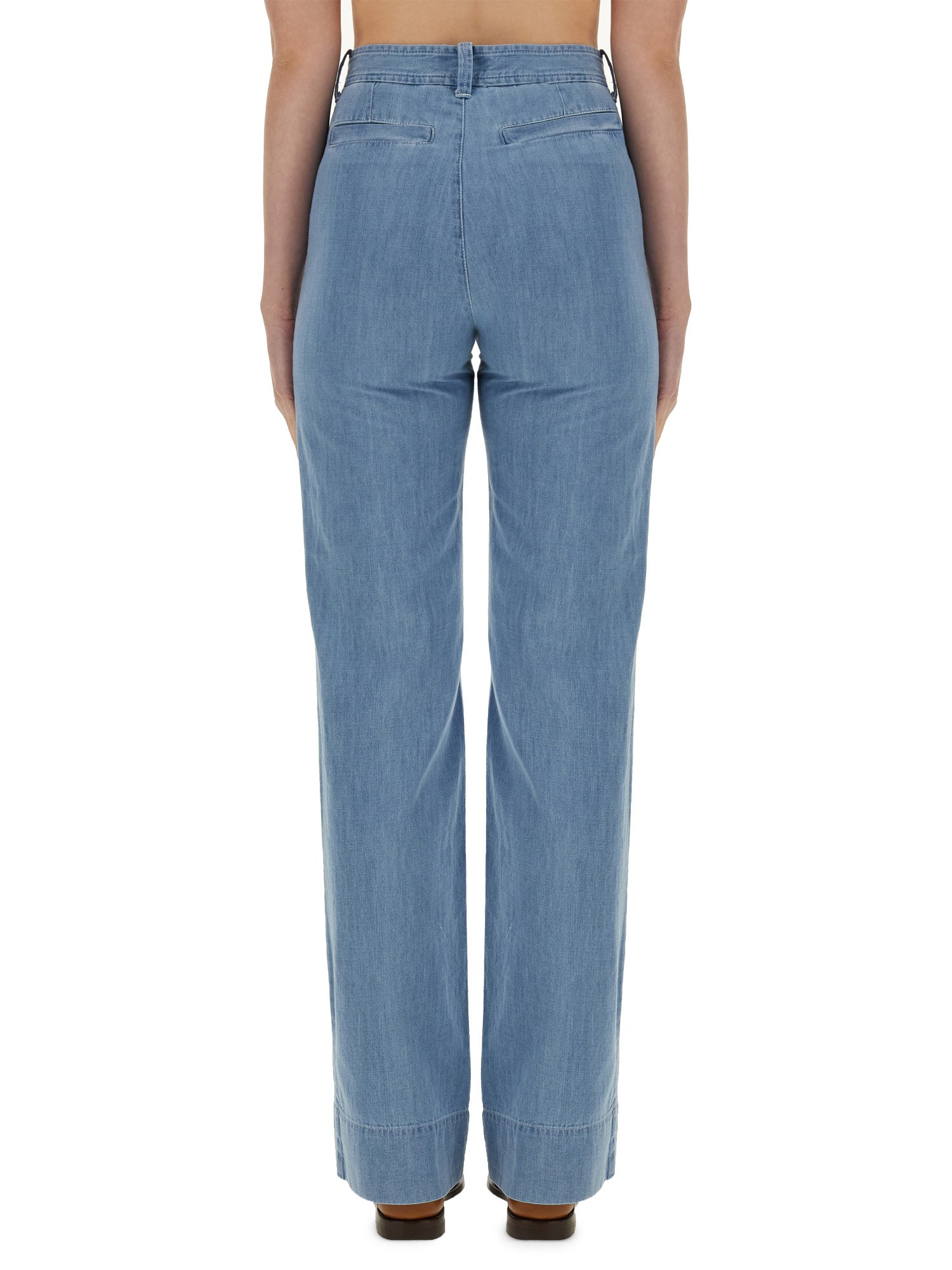 EMILIE COTTON DENIM JEANS by A.P.C.