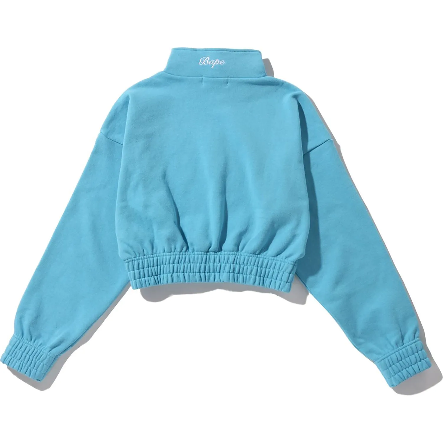 Womens Ape Head Cropped Half Zip