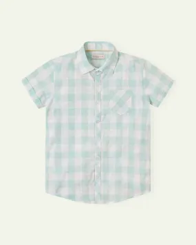 Aqua Check Shirt