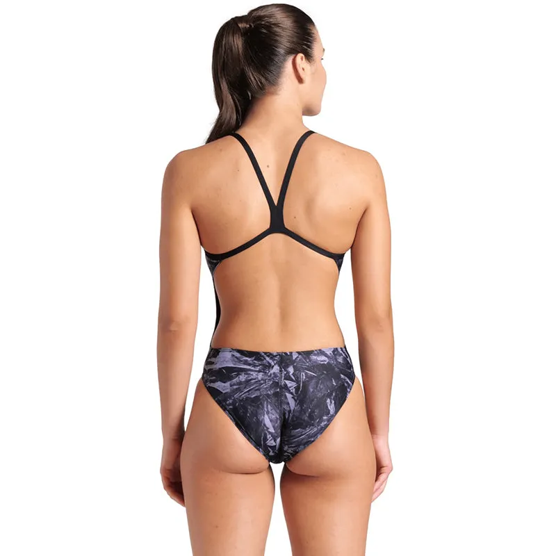 Arena - Crackle Challenge Back Ladies Swimsuit - Black/Team Black