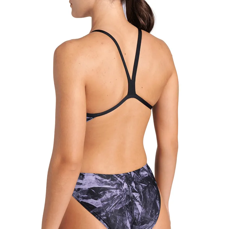 Arena - Crackle Challenge Back Ladies Swimsuit - Black/Team Black