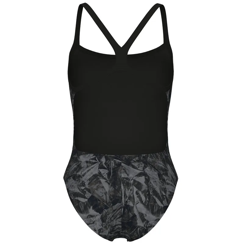 Arena - Crackle Challenge Back Ladies Swimsuit - Black/Team Black