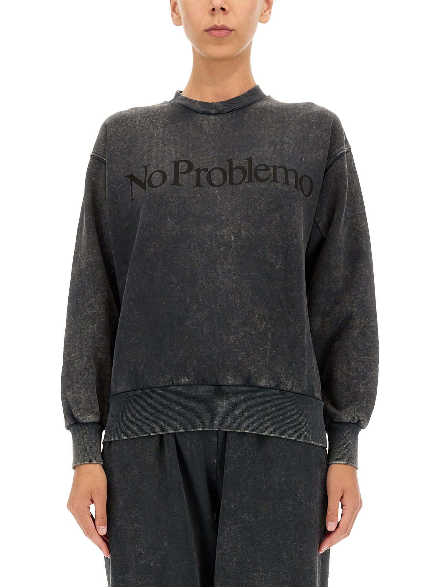 No Problemo Print Sweatshirt by Aries