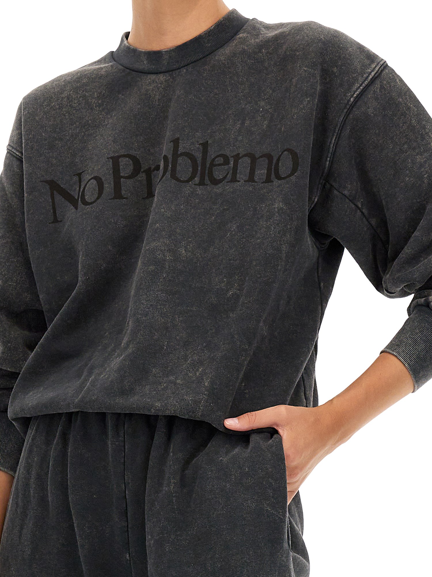 No Problemo Print Sweatshirt by Aries