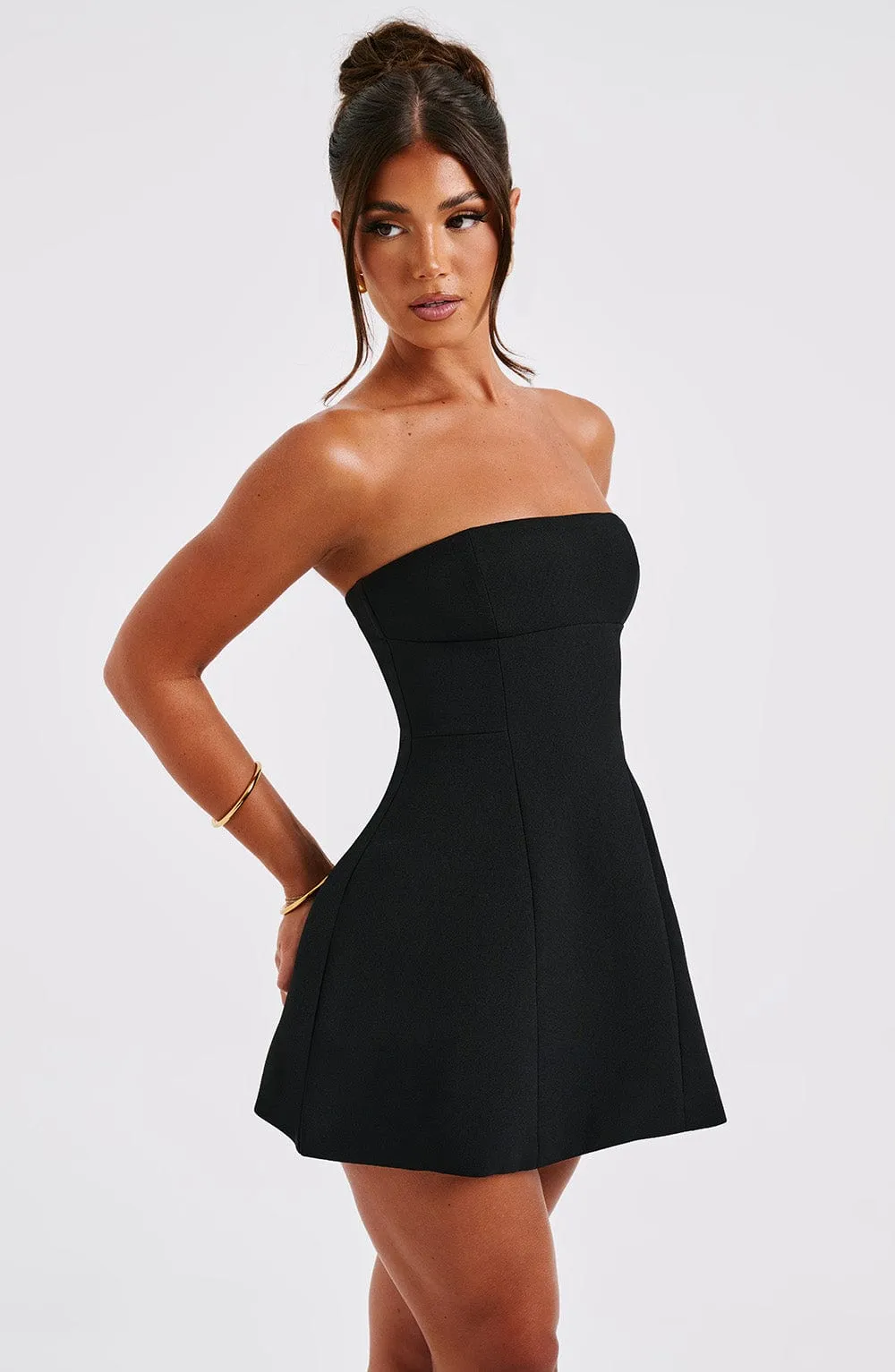 Asha Mini Dress, Black