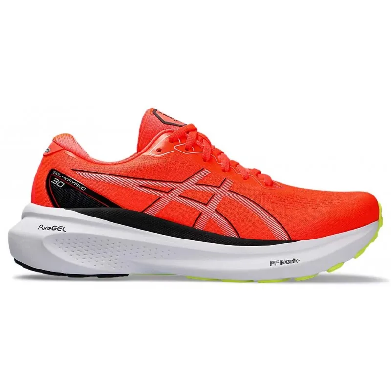 ASICS GEL KAYANO 30 SUNRISE RED/BLACK FOR MEN'S