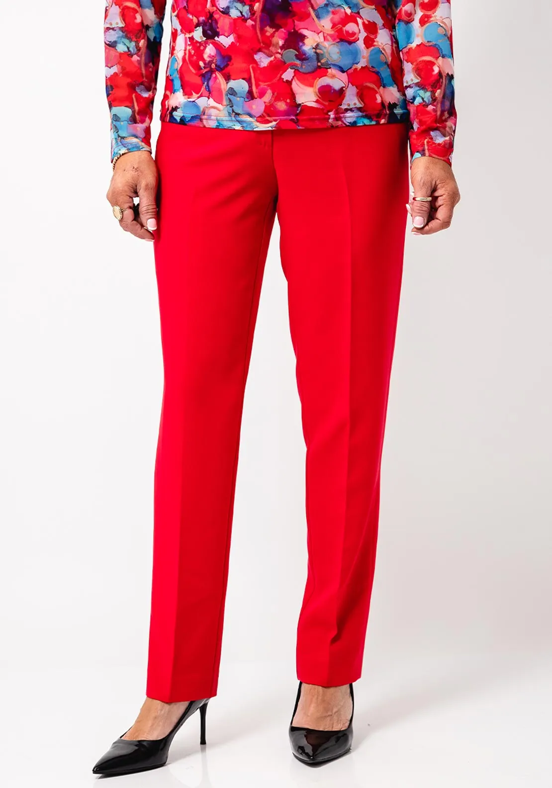 Avalon Penny Tapered Trousers, Coral