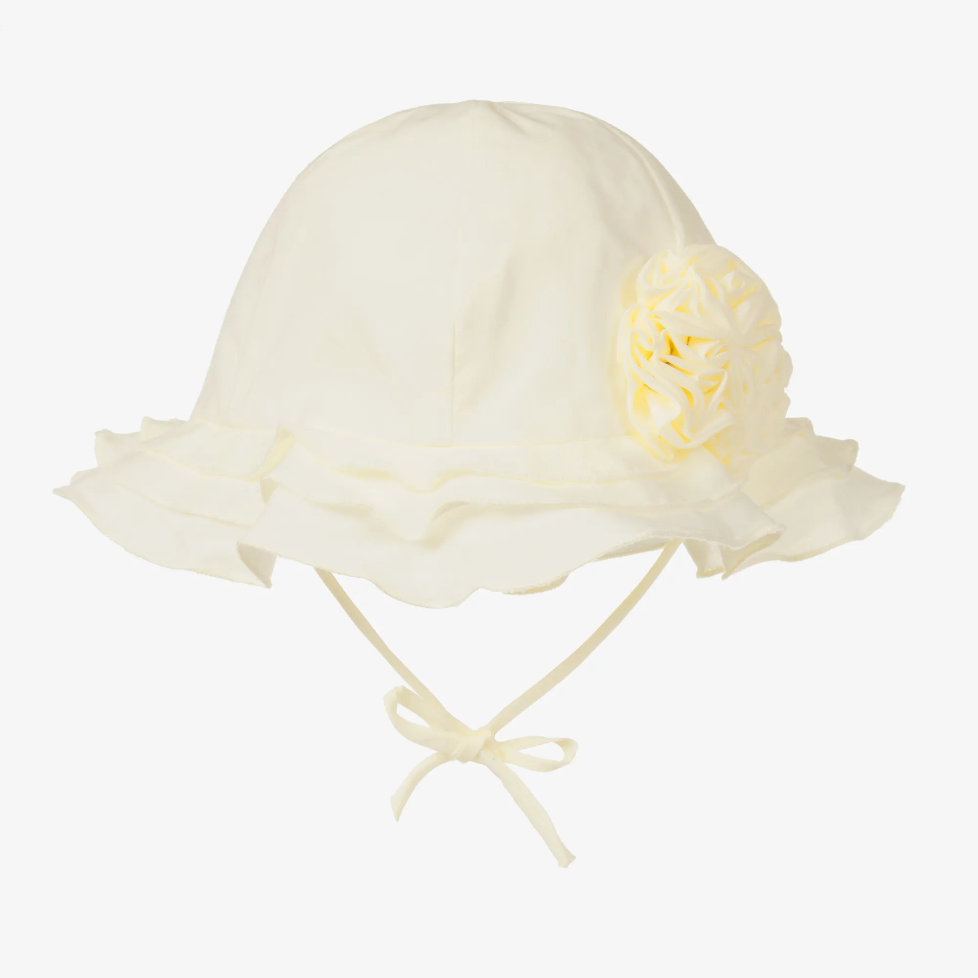 Baby Yellow Polycotton Sun Hat