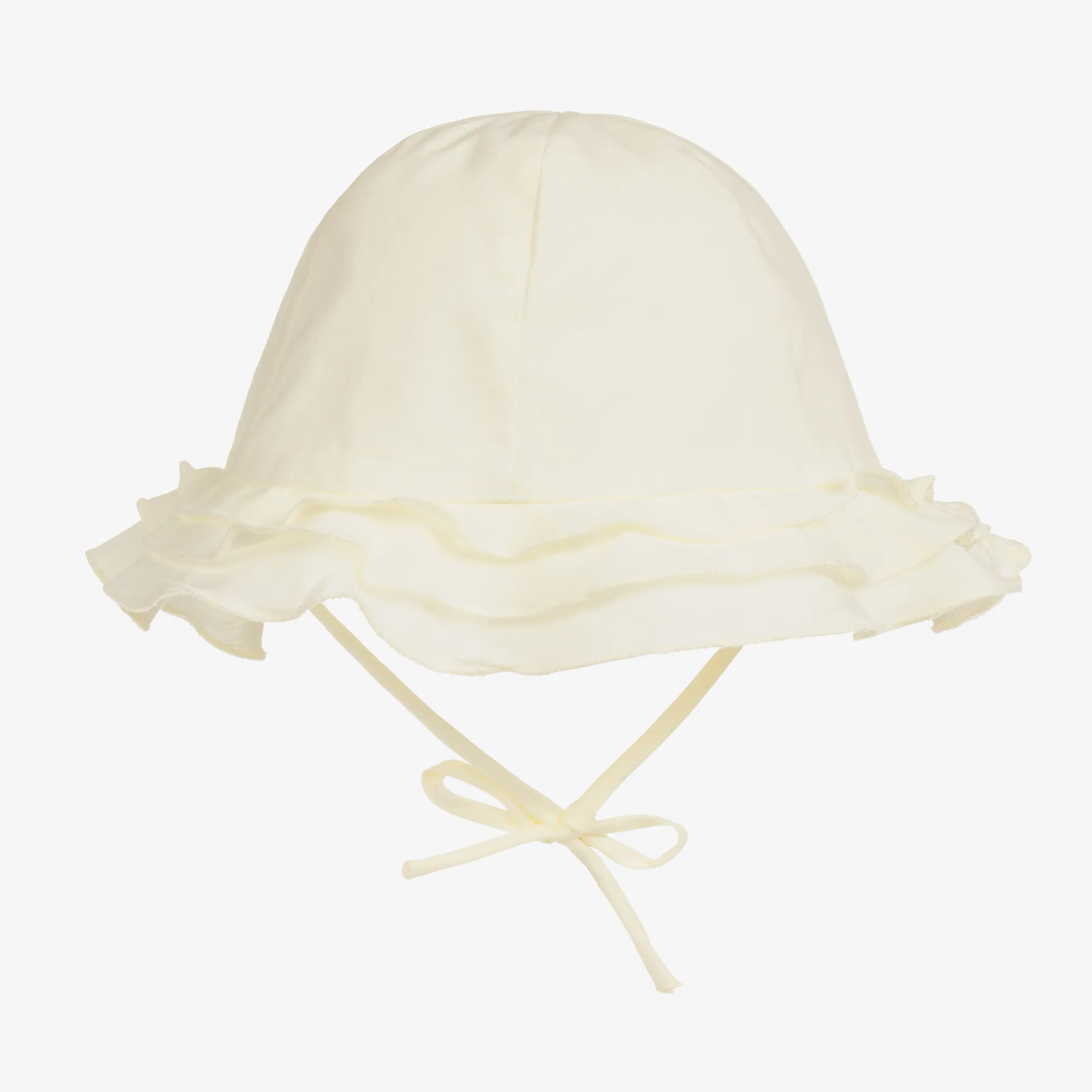 Baby Yellow Polycotton Sun Hat