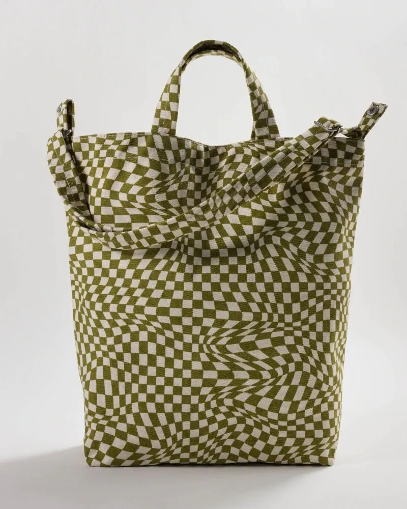 Baggu Duck Bag Moss Trippy Checker