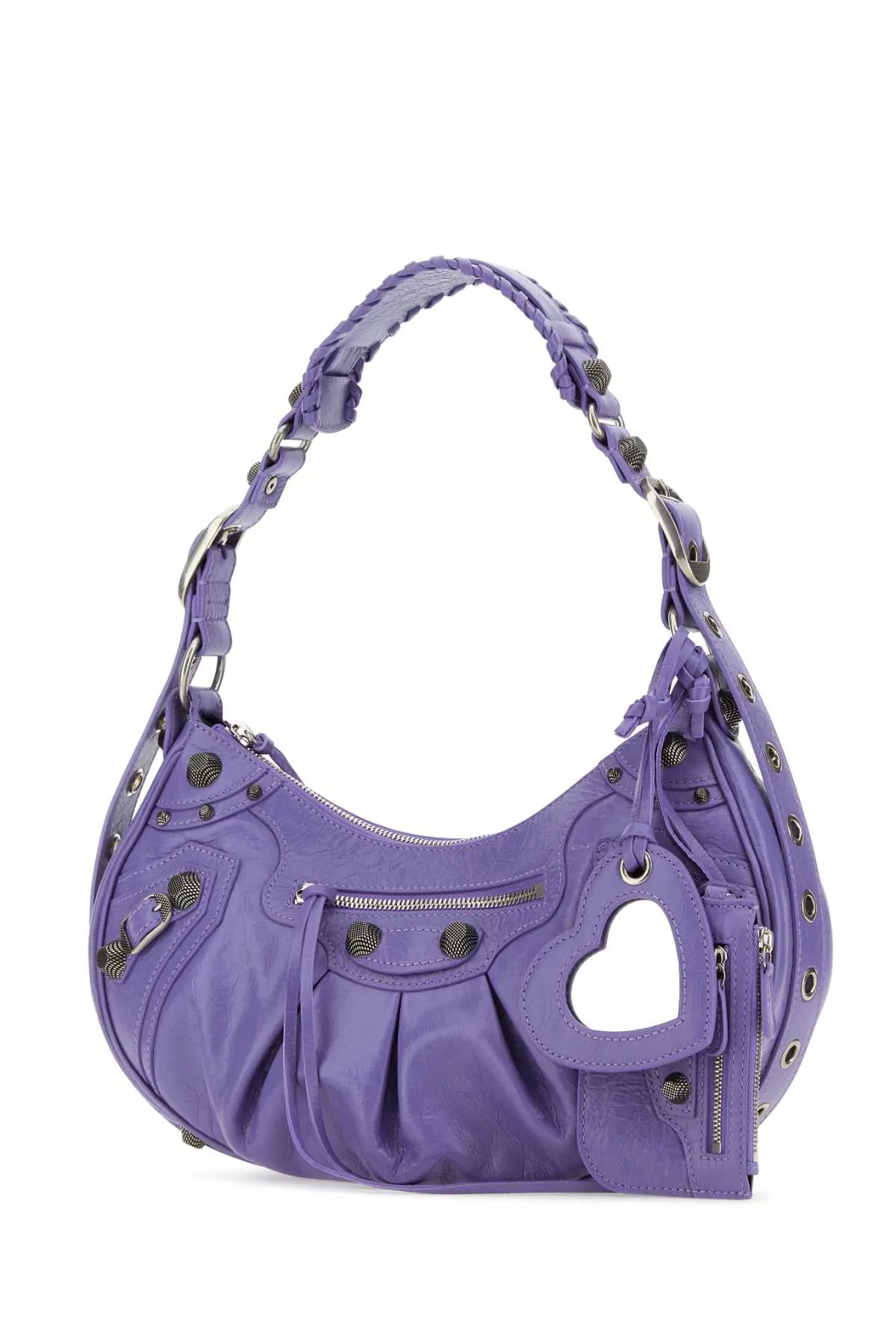 Balenciaga Light Purple Leather Le Cagole S Shoulder Bag