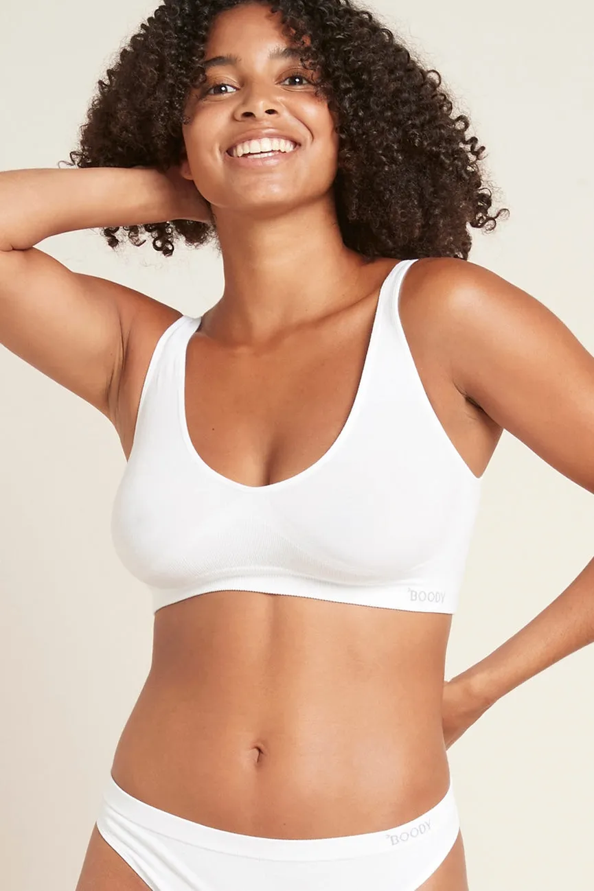 Black, Blush, White Shaper Crop Bra made of Bamboo