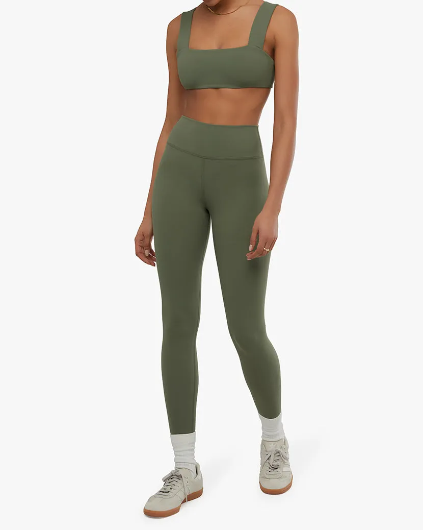 Bandeau Bra Top | Army Green