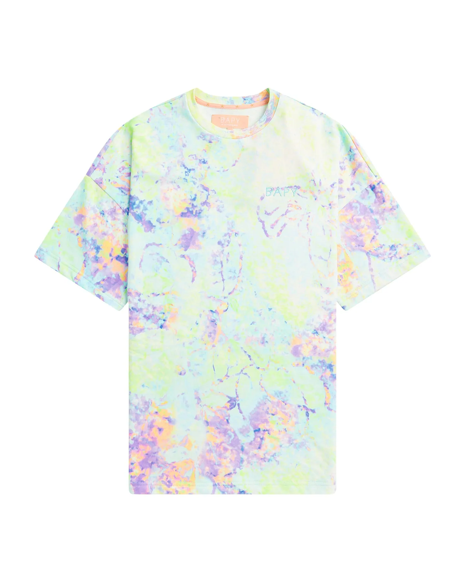 Womens Bapy Tie-Dyed Effect T-Shirt