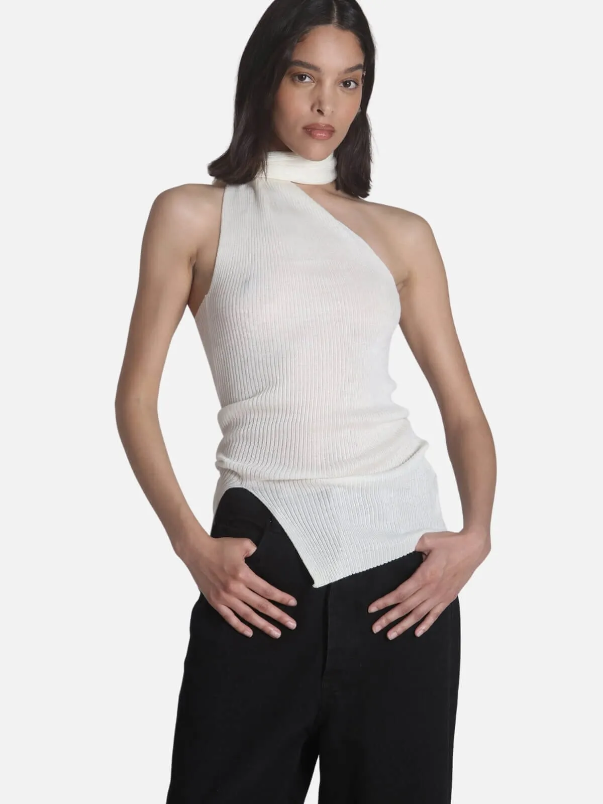 Barclay Knit Top - Ivory