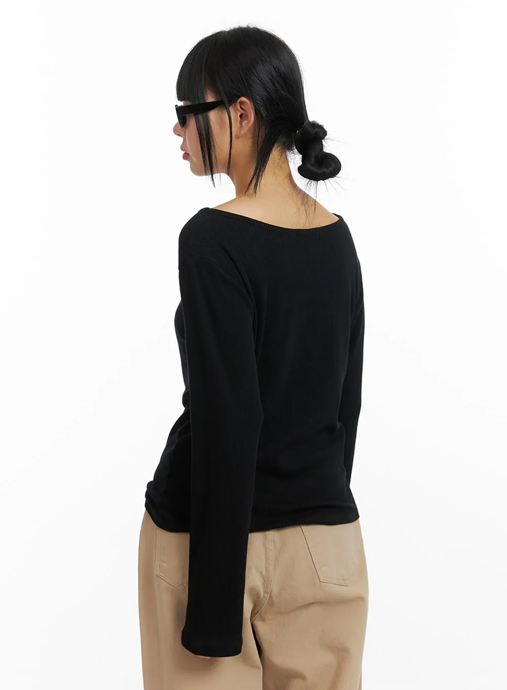 IM414 Basic Long Sleeve Round Neck