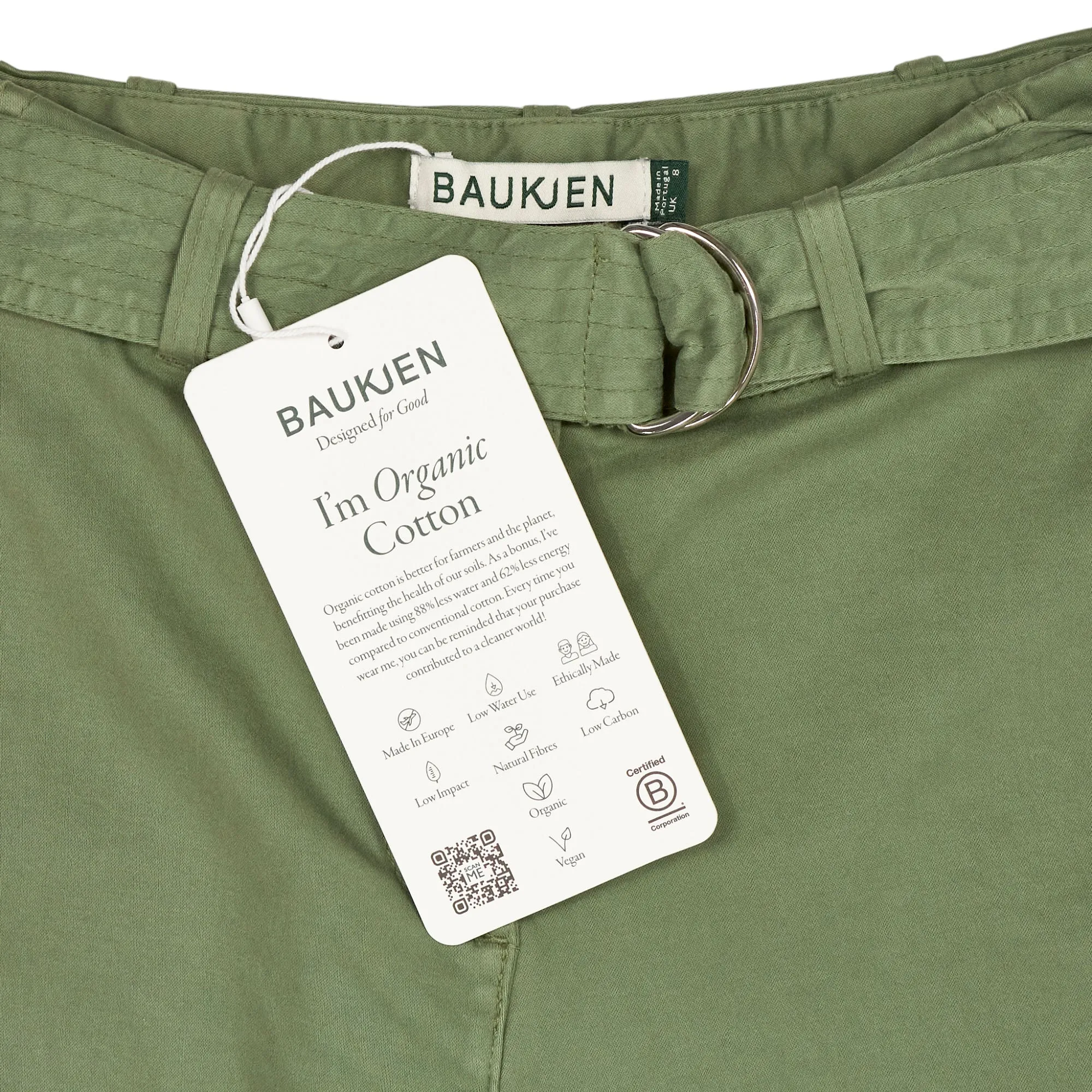 Baukjen Green Organic Cotton Trousers