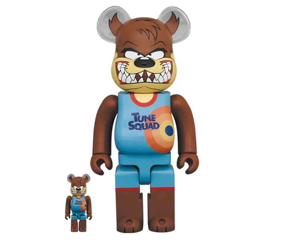 BEARBRICK X SPACE JAM  TASMANIAN DEVIL 100% & 400% Set