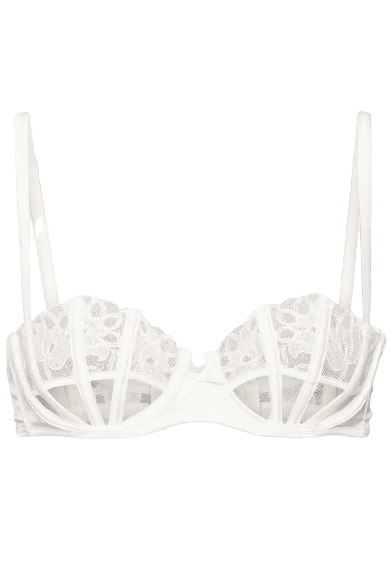 Bella Cutout Bra in Ivory