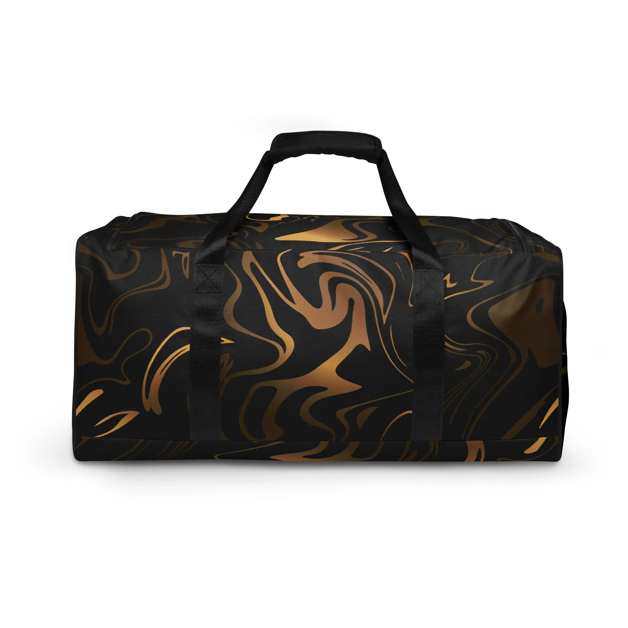 Black & Gold Duffle Bag