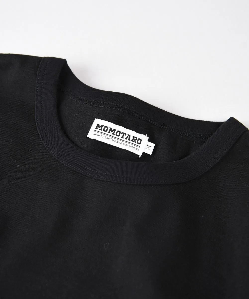 Black 3/4 Sleeve Tee by Momotaro