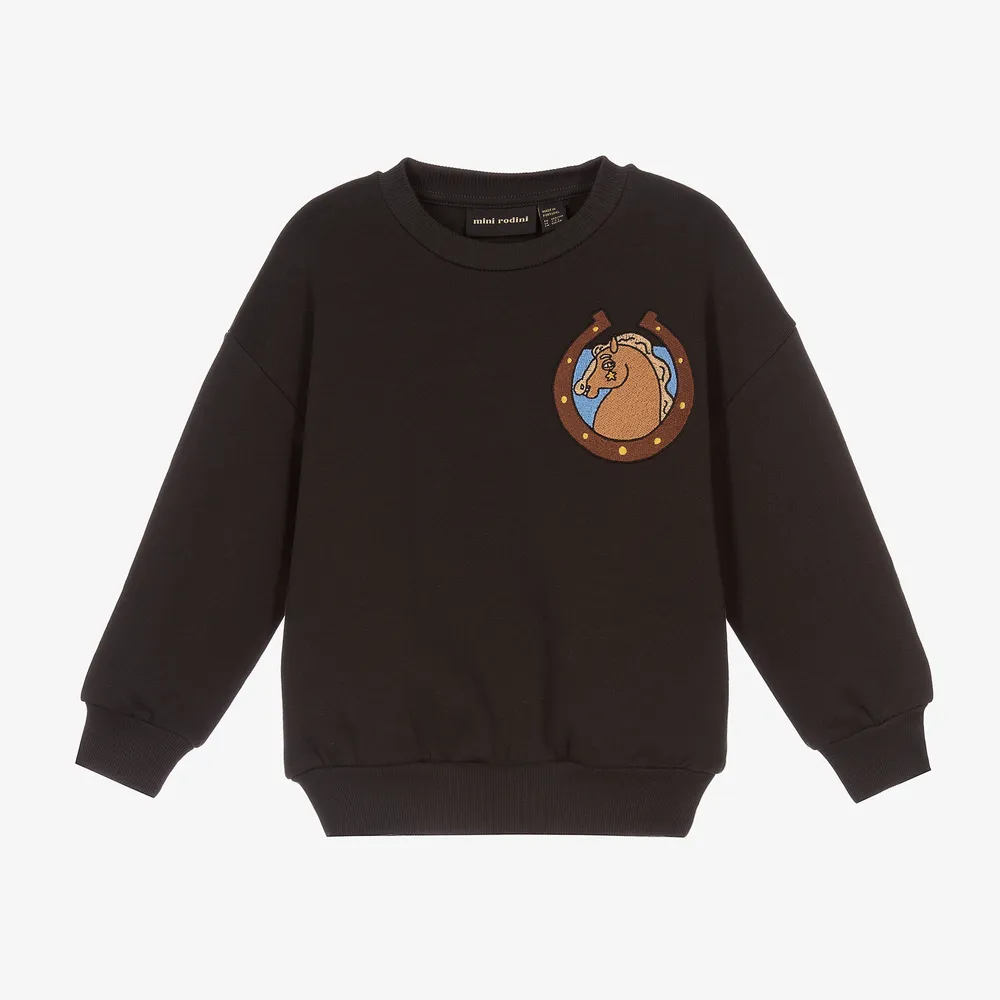 Black Horseshoe Sweatshirt