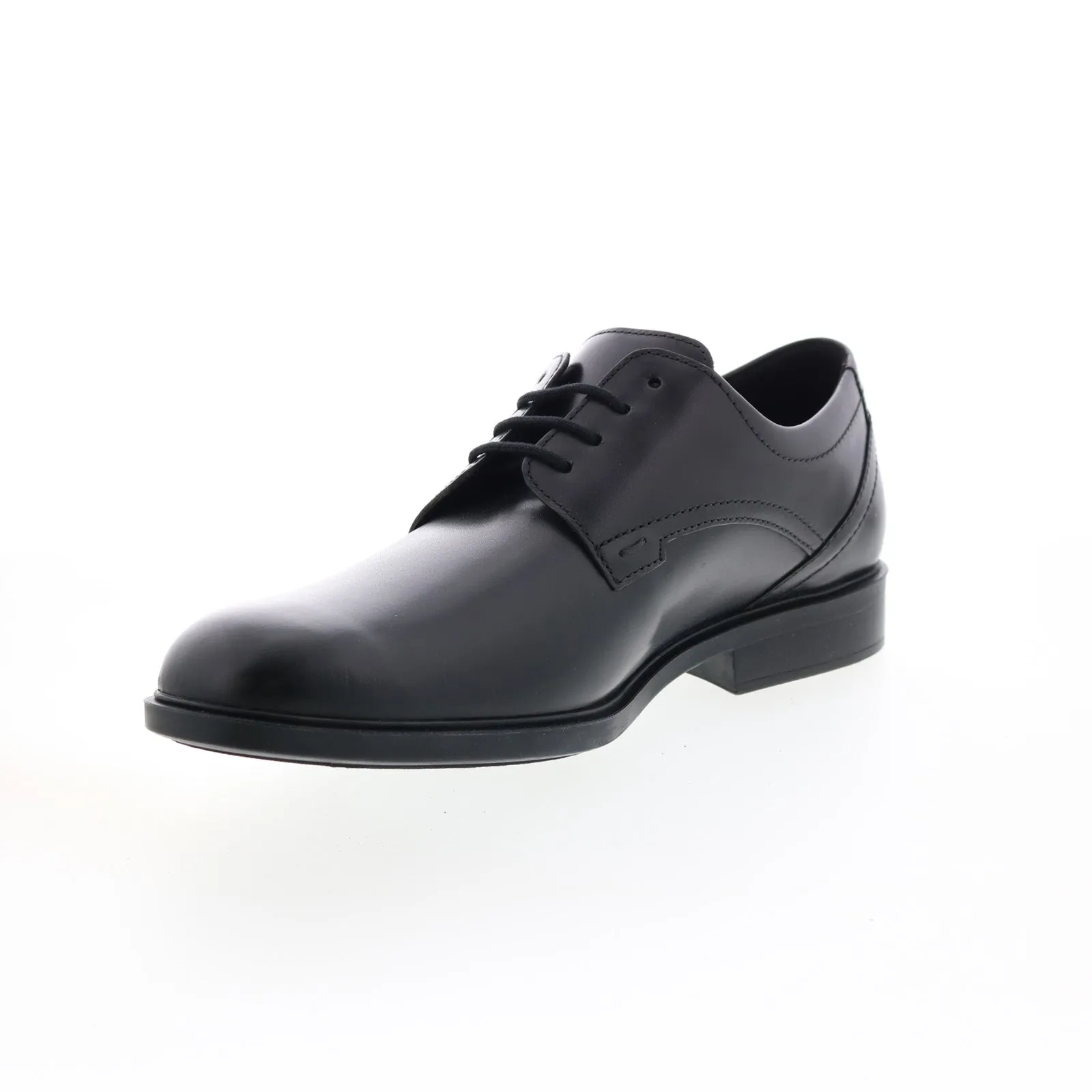 Black Leather Oxfords for Men by Mephisto