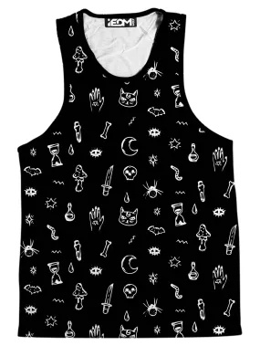 Black Pattern Men's Tank