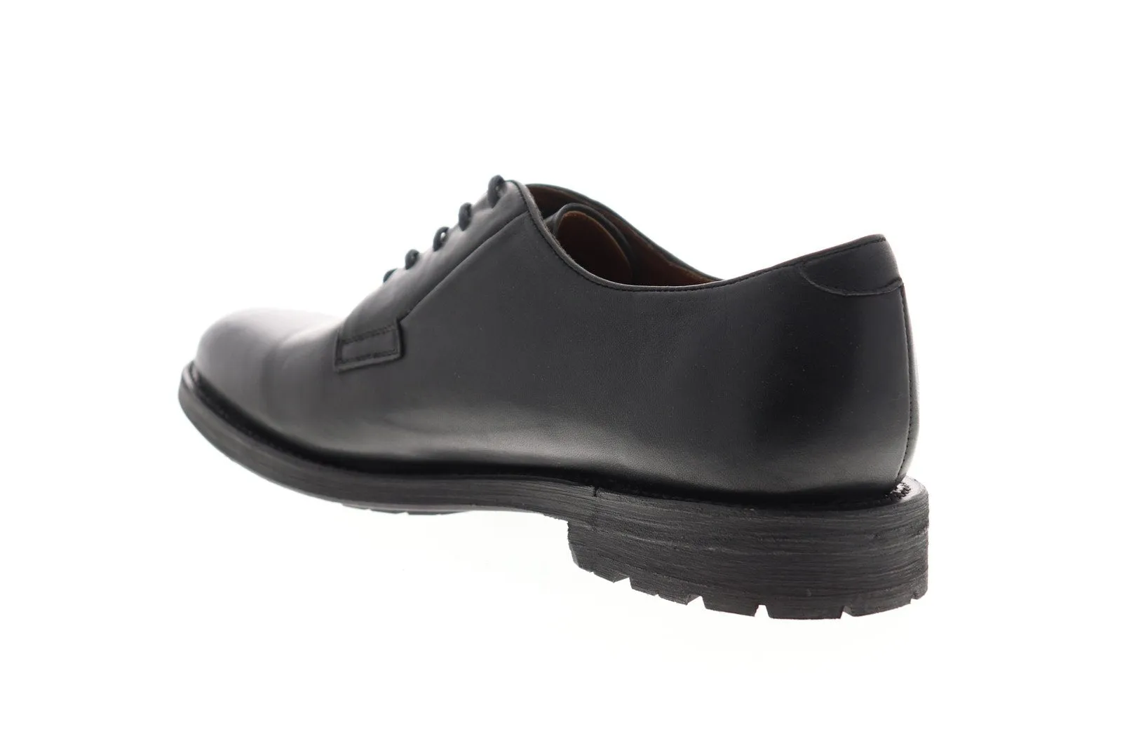 Black Plain Toe Oxfords & Lace Ups for Men by Frye Bowery Oxford