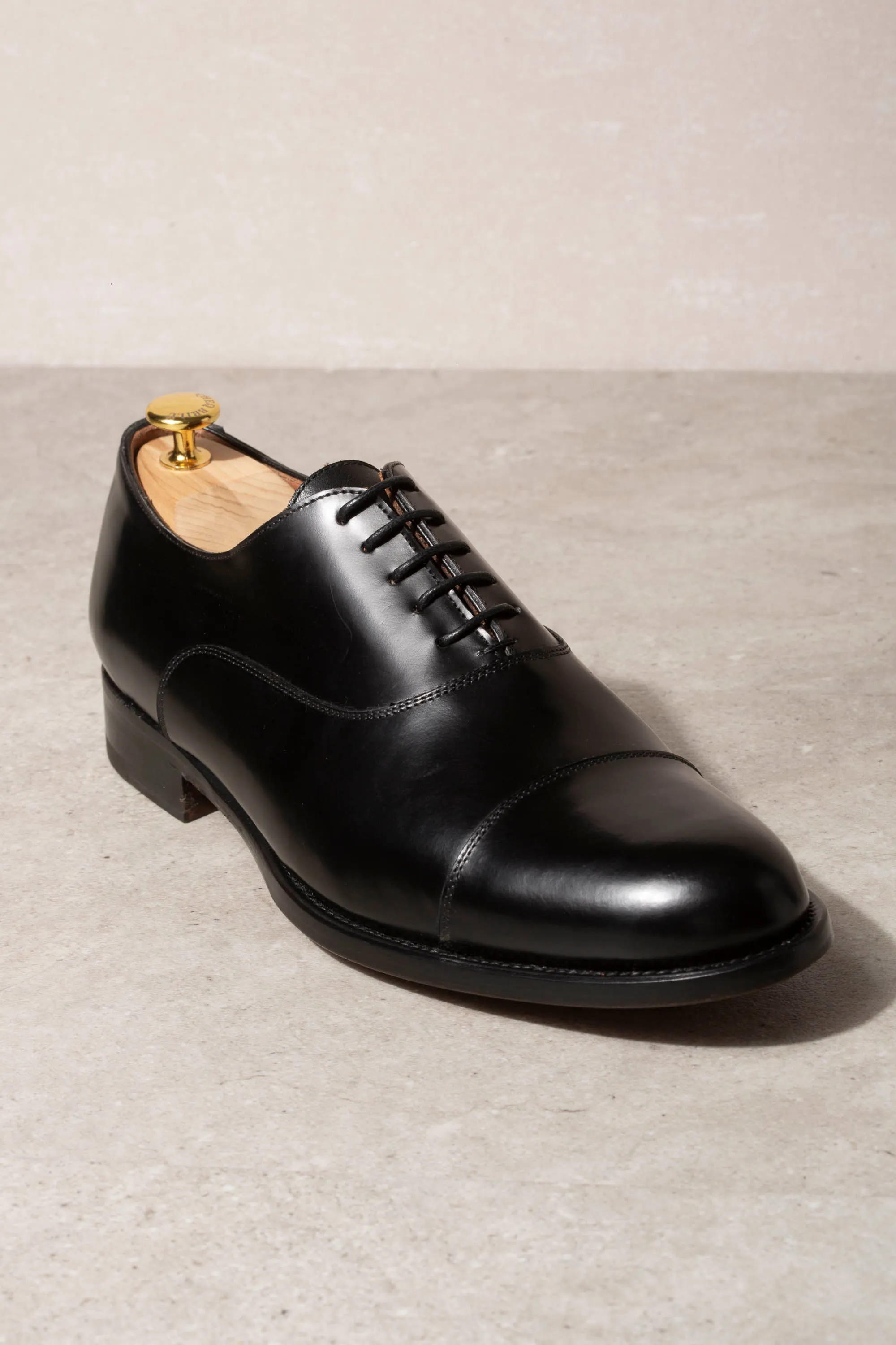 Men's Black Tuxedo Oxfords Made In Italy