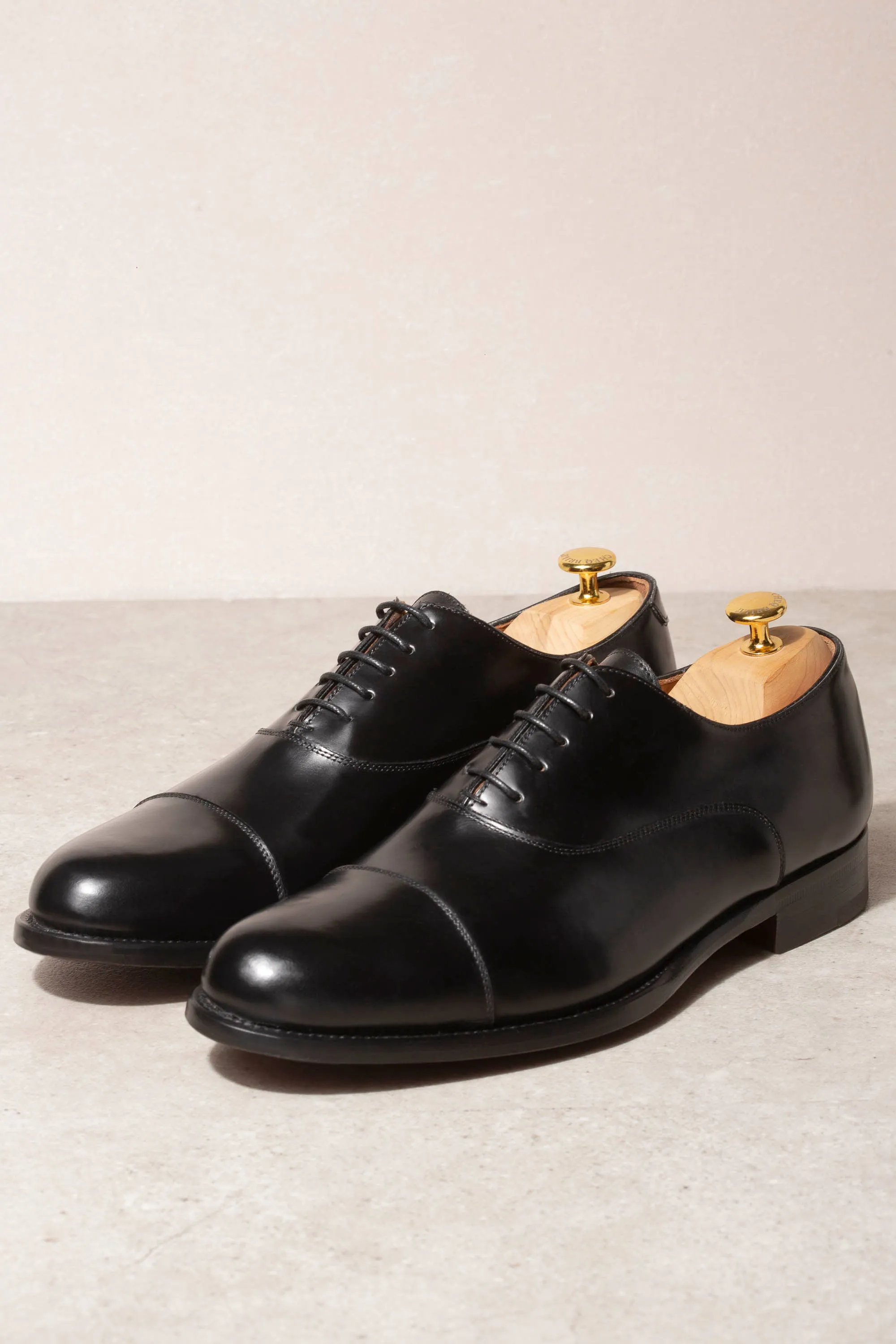 Men's Black Tuxedo Oxfords Made In Italy