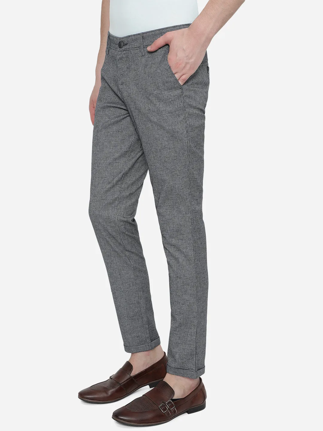 Blue Neo Fit Casual Trouser