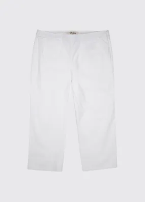 Bluebell Cropped Trousers - White