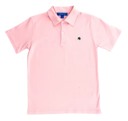 Boys Knit Polo - Sorbet