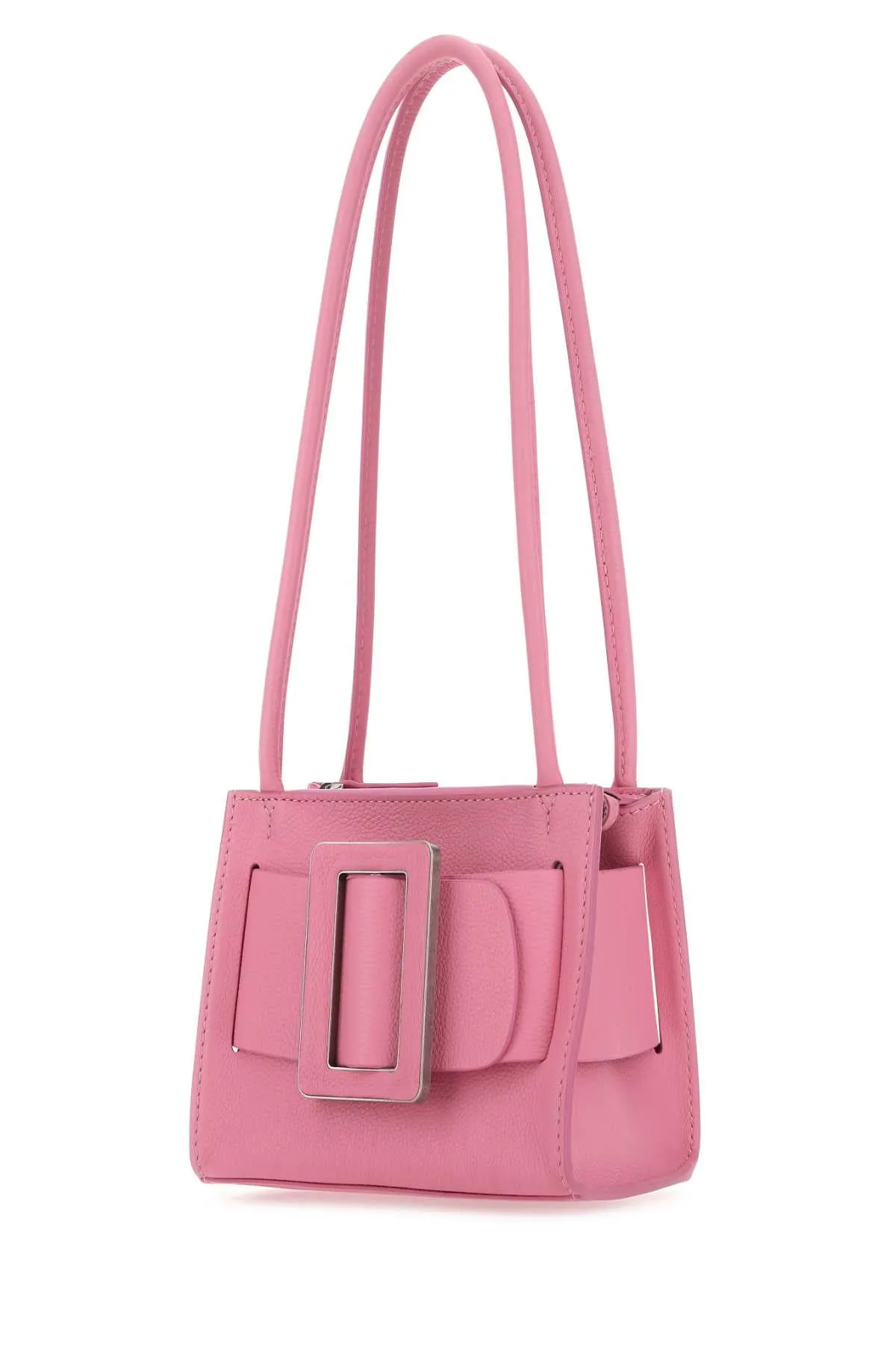 Boyy Pink Leather Bobby 18 Soft Shoulder Bag